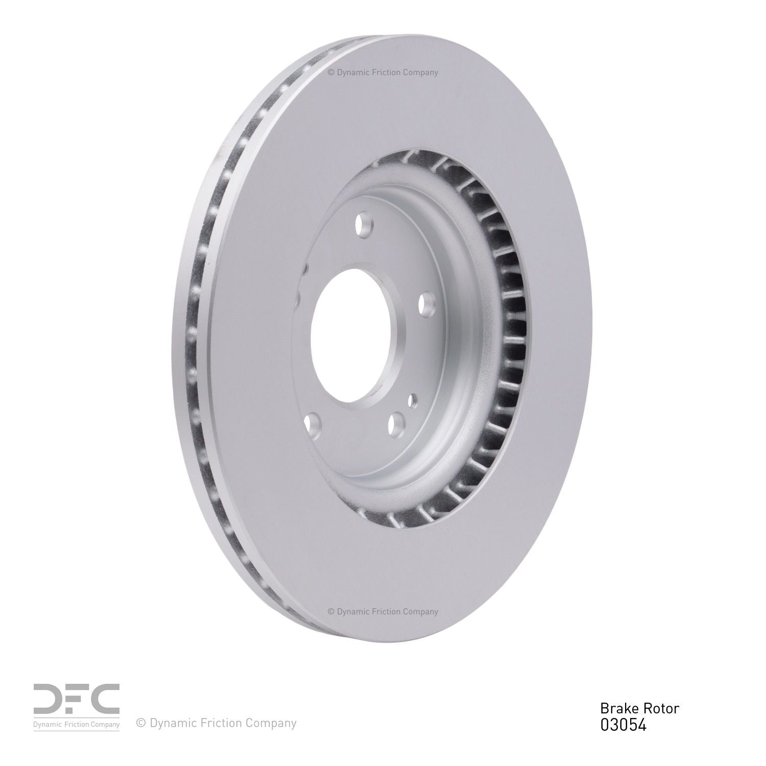 Right View of Front Disc Brake Rotor DYNAMIC 604-03054