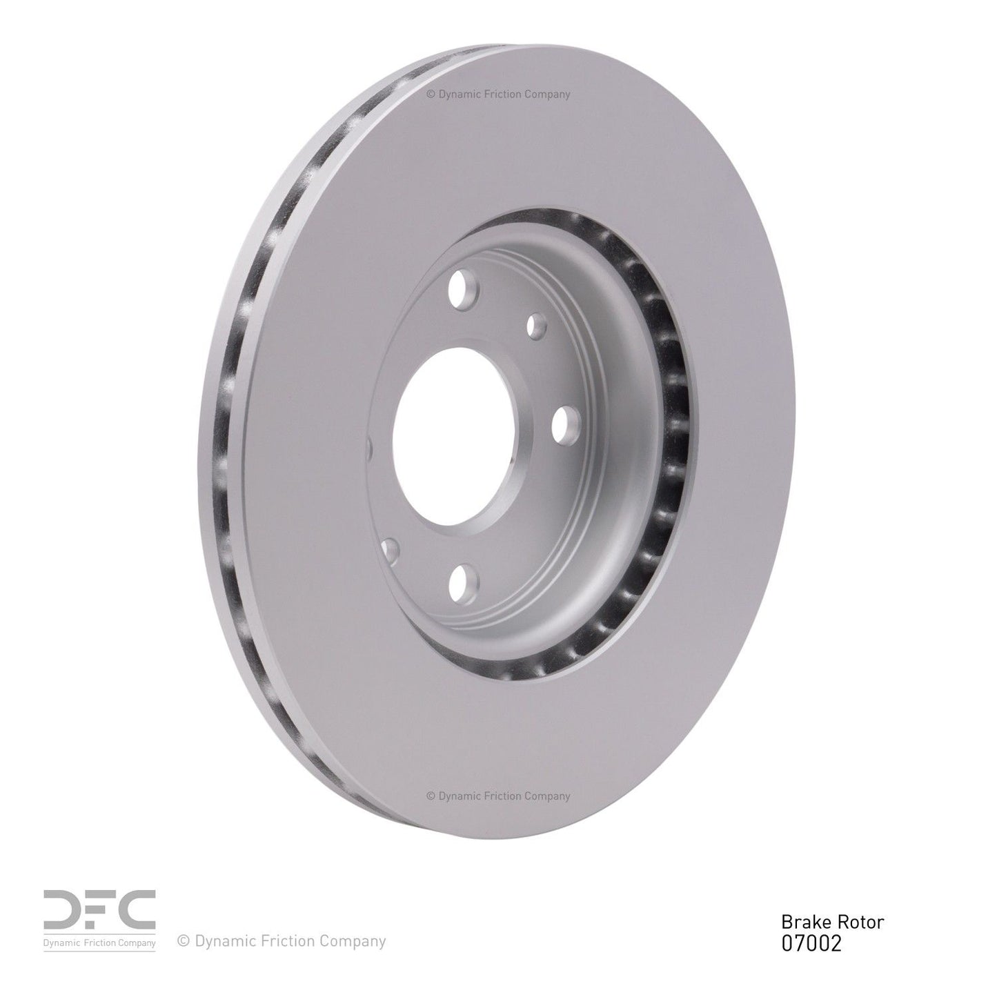 Right View of Front Disc Brake Rotor DYNAMIC 604-07002