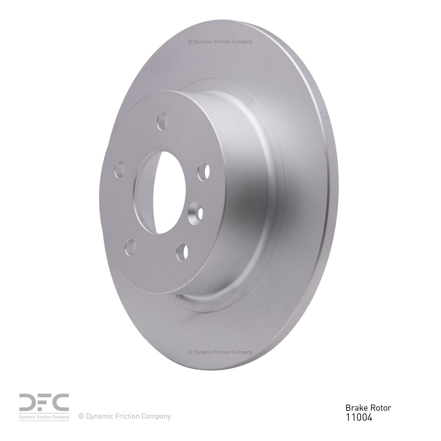 Angle View of Rear Disc Brake Rotor DYNAMIC 604-11004