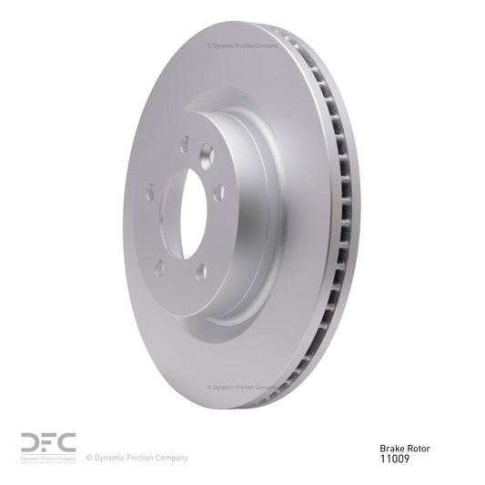 Angle View of Front Disc Brake Rotor DYNAMIC 604-11009