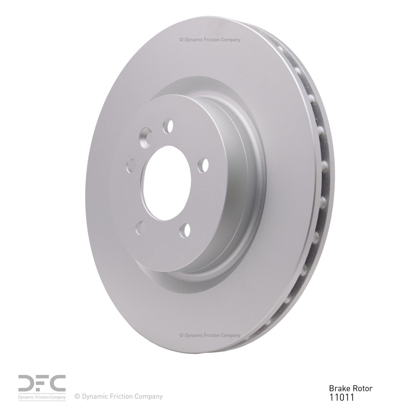 Angle View of Front Disc Brake Rotor DYNAMIC 604-11011