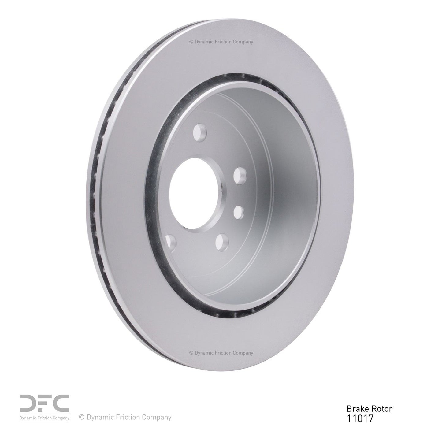 Right View of Rear Disc Brake Rotor DYNAMIC 604-11017