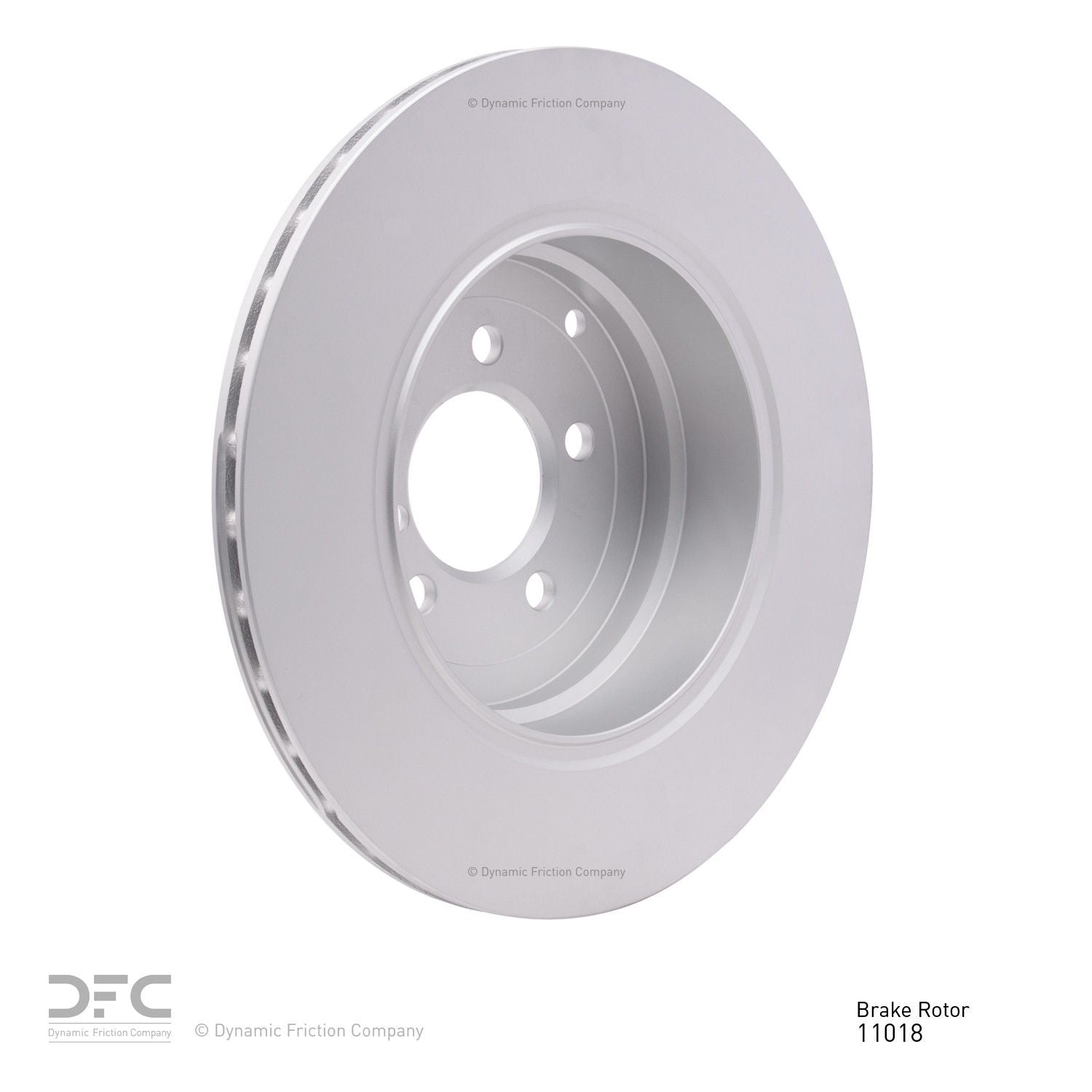 Right View of Rear Disc Brake Rotor DYNAMIC 604-11018