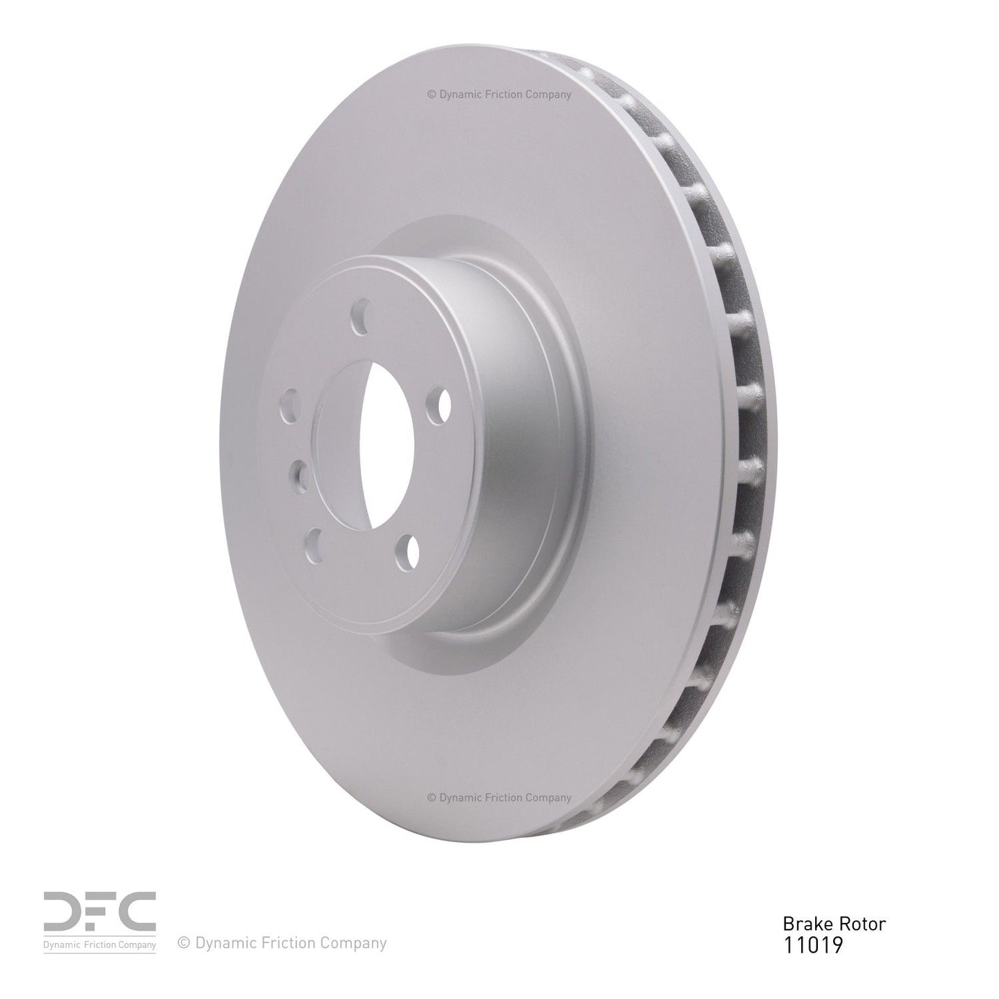 Angle View of Front Disc Brake Rotor DYNAMIC 604-11019