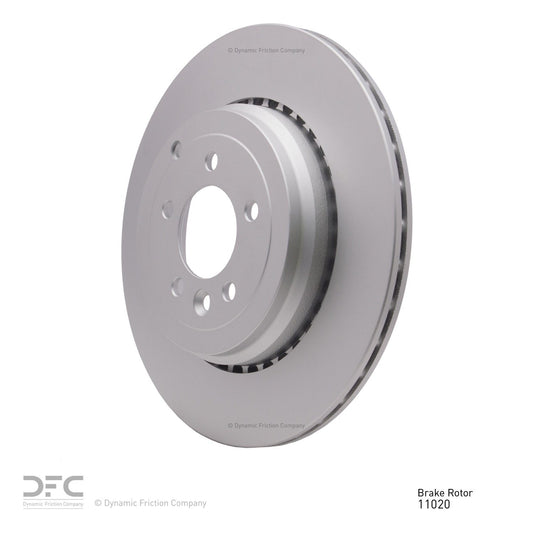 Angle View of Rear Disc Brake Rotor DYNAMIC 604-11020