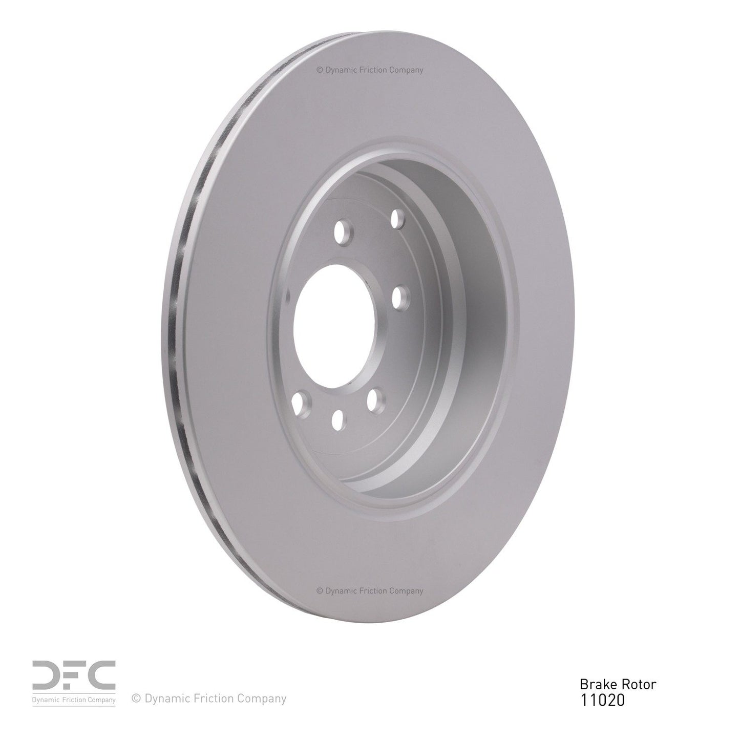 Right View of Rear Disc Brake Rotor DYNAMIC 604-11020