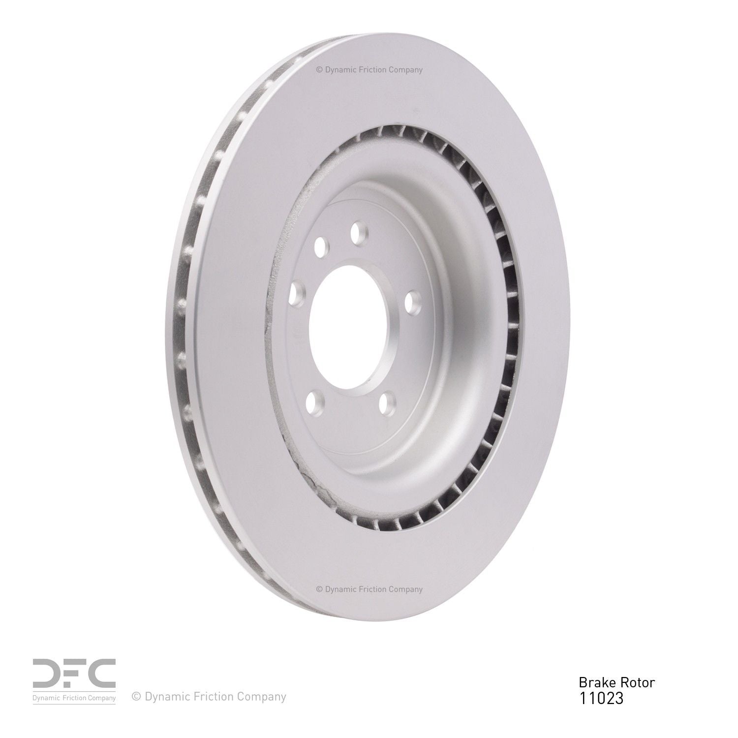 Right View of Rear Disc Brake Rotor DYNAMIC 604-11023