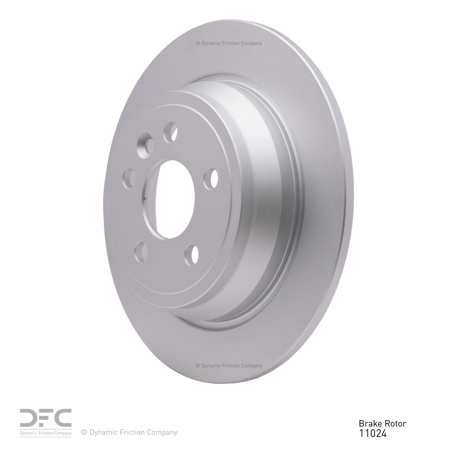 Angle View of Rear Disc Brake Rotor DYNAMIC 604-11024