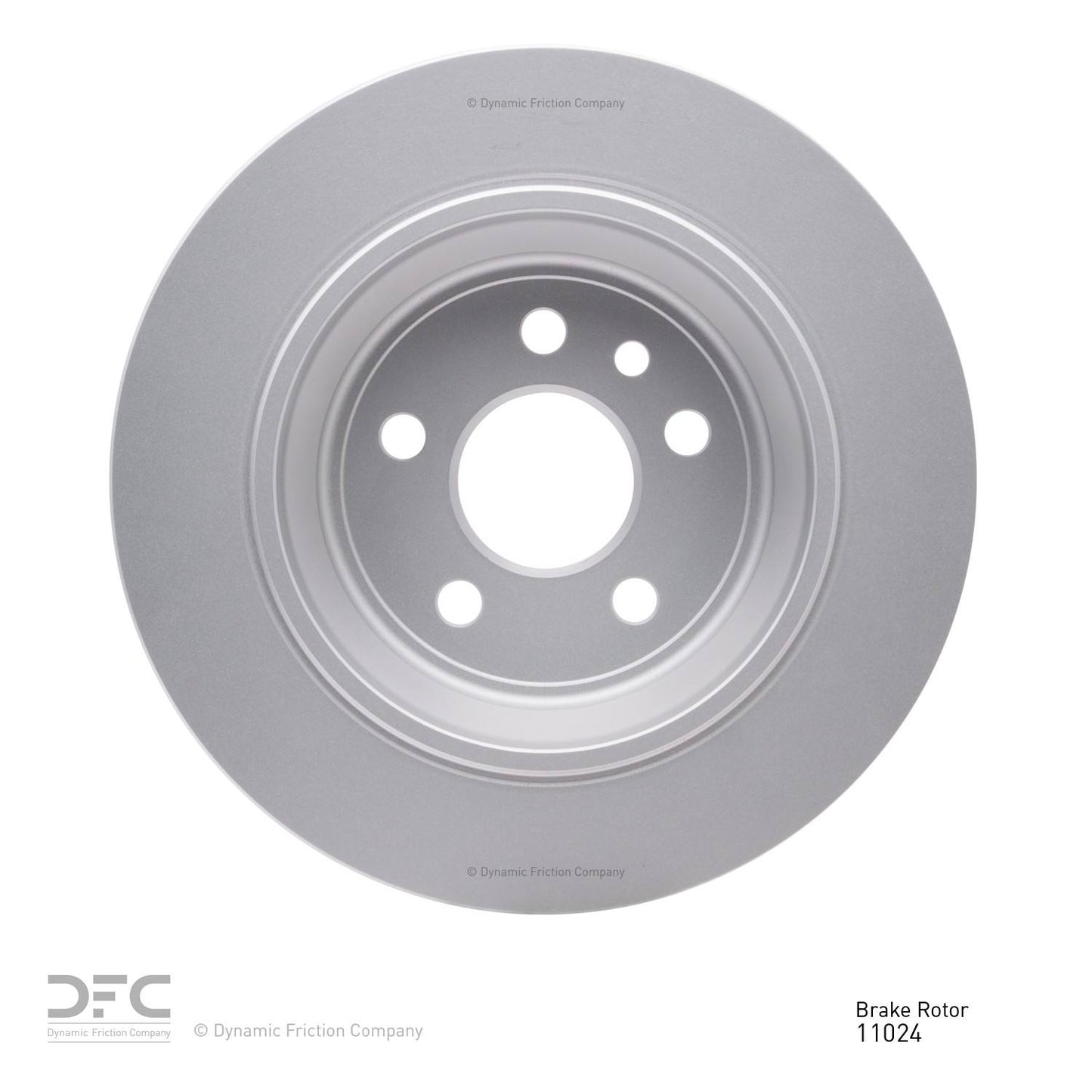 Back View of Rear Disc Brake Rotor DYNAMIC 604-11024