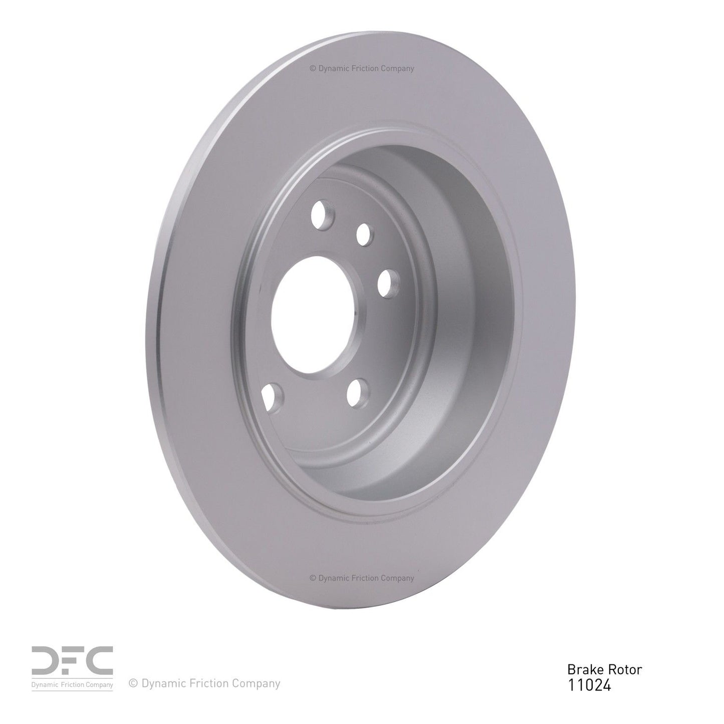 Right View of Rear Disc Brake Rotor DYNAMIC 604-11024