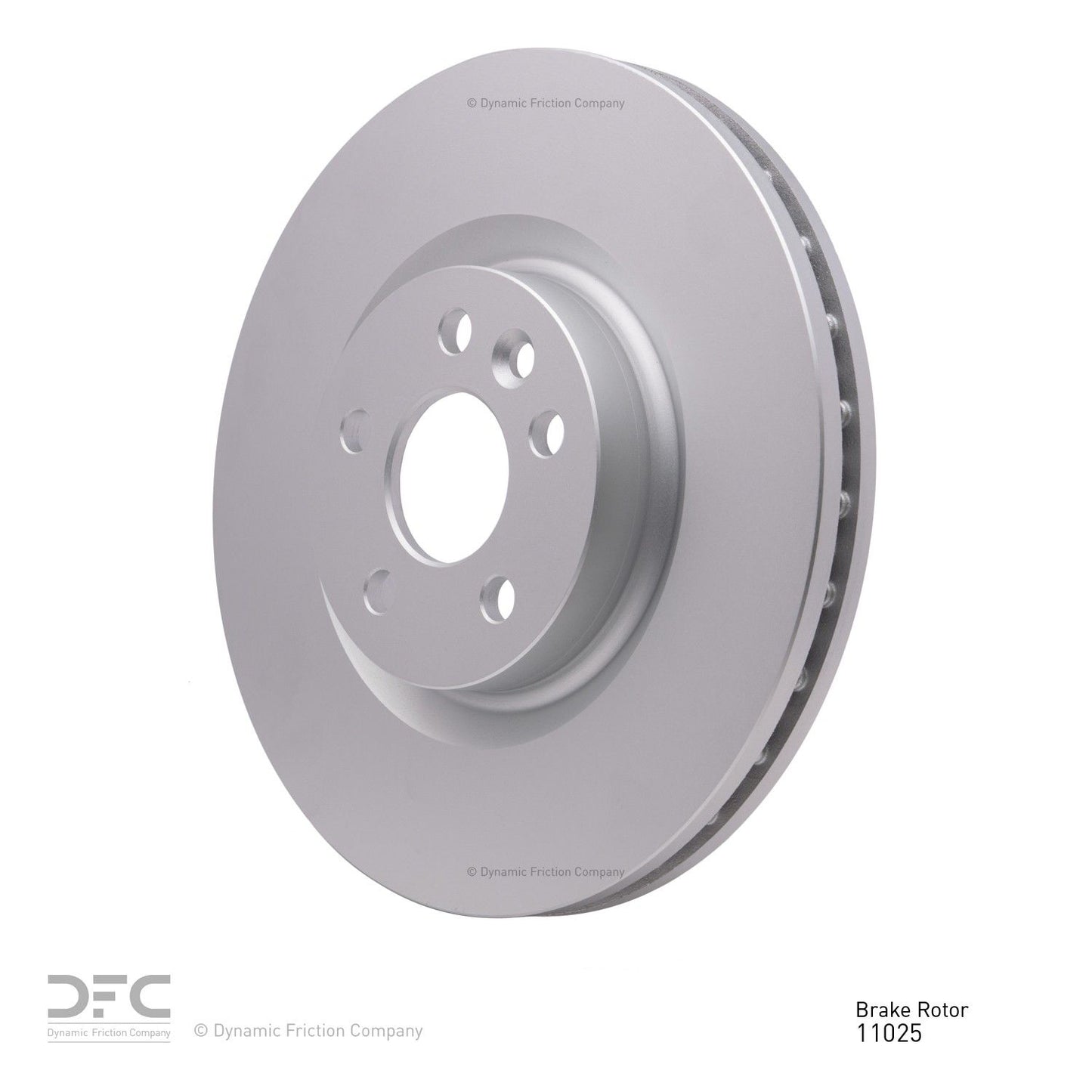 Angle View of Front Disc Brake Rotor DYNAMIC 604-11025