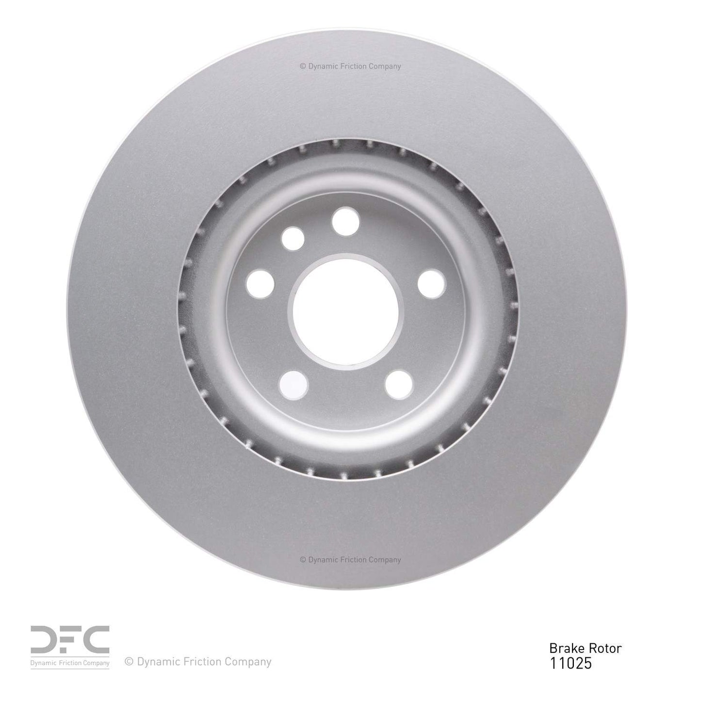 Back View of Front Disc Brake Rotor DYNAMIC 604-11025