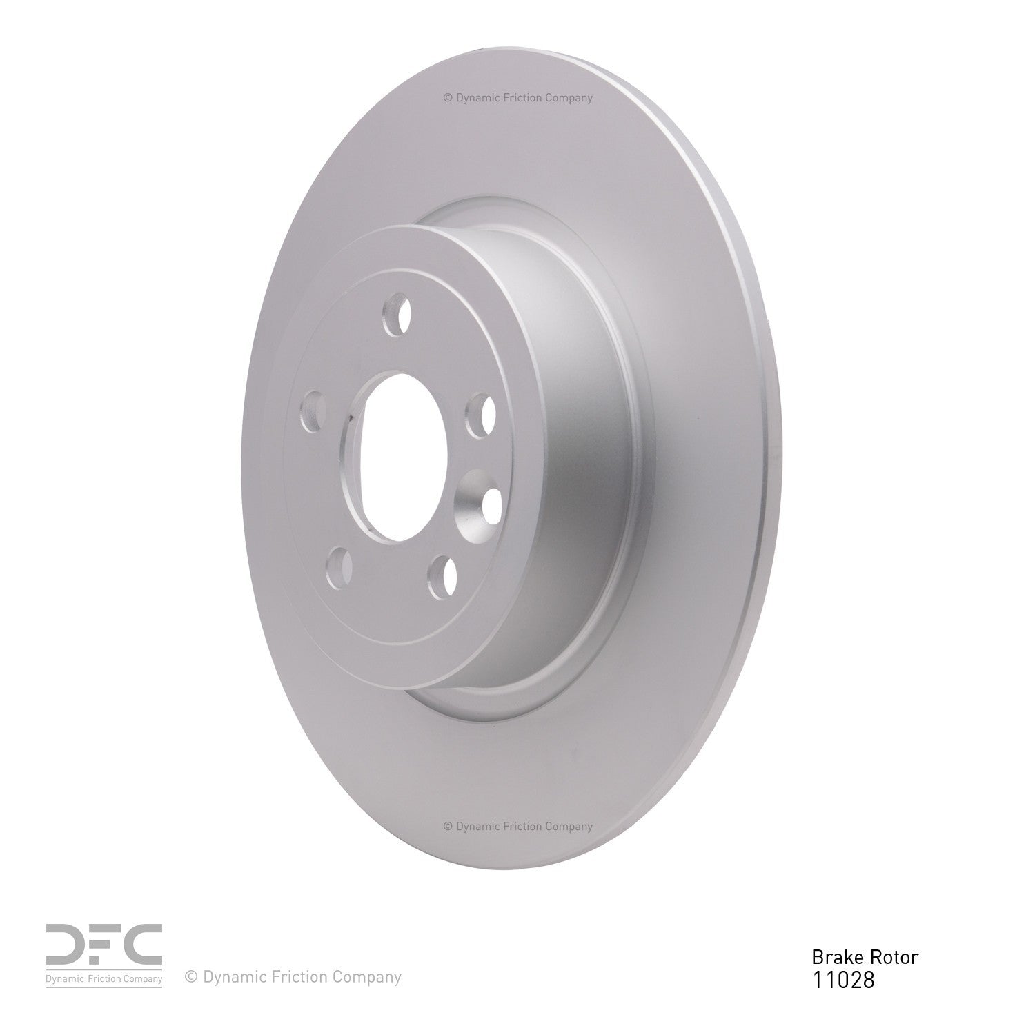 Angle View of Rear Disc Brake Rotor DYNAMIC 604-11028