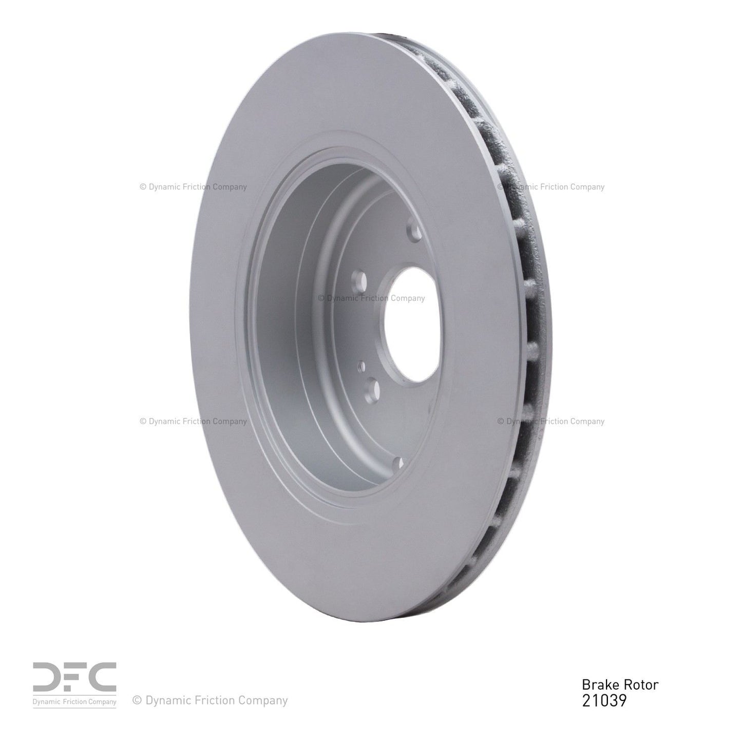 Right View of Rear Disc Brake Rotor DYNAMIC 604-21039