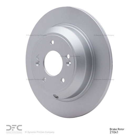 Angle View of Rear Disc Brake Rotor DYNAMIC 604-21041