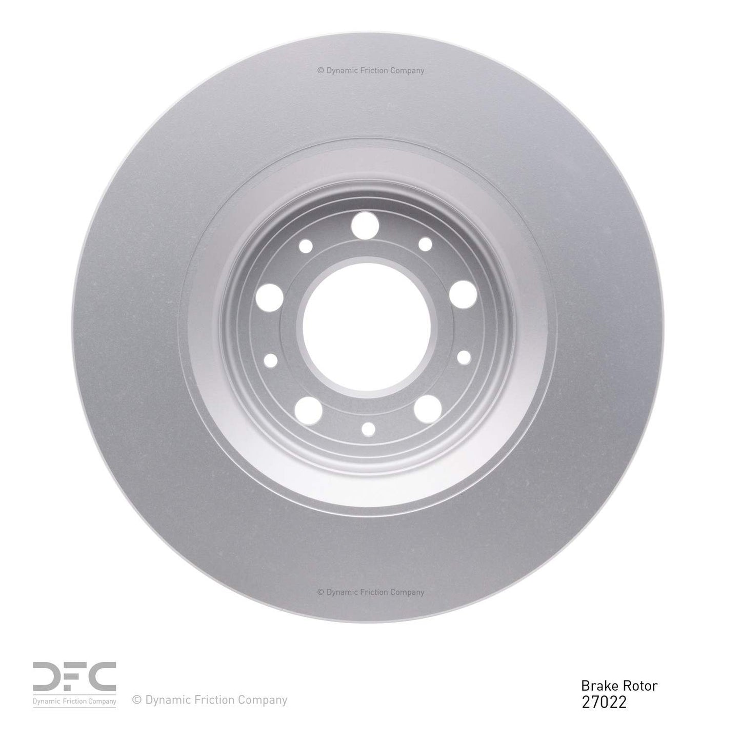 Back View of Front Disc Brake Rotor DYNAMIC 604-27022