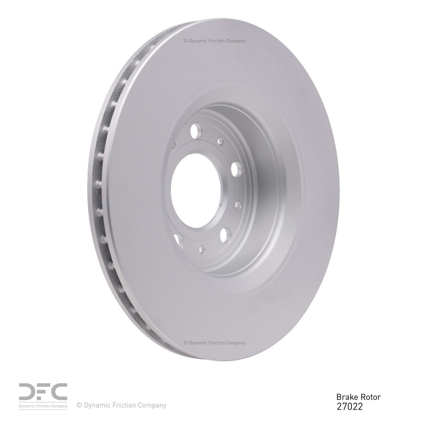 Right View of Front Disc Brake Rotor DYNAMIC 604-27022