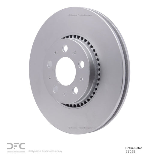 Angle View of Front Disc Brake Rotor DYNAMIC 604-27025