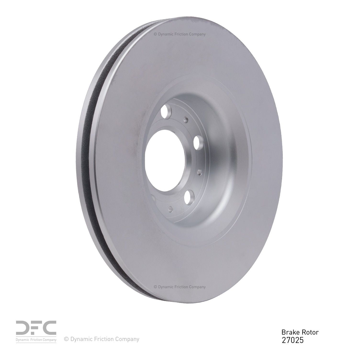 Right View of Front Disc Brake Rotor DYNAMIC 604-27025