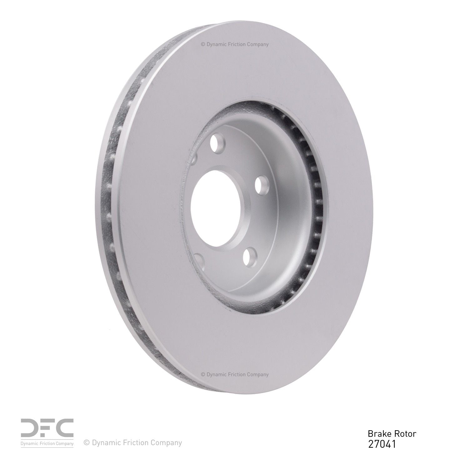 Right View of Front Disc Brake Rotor DYNAMIC 604-27041