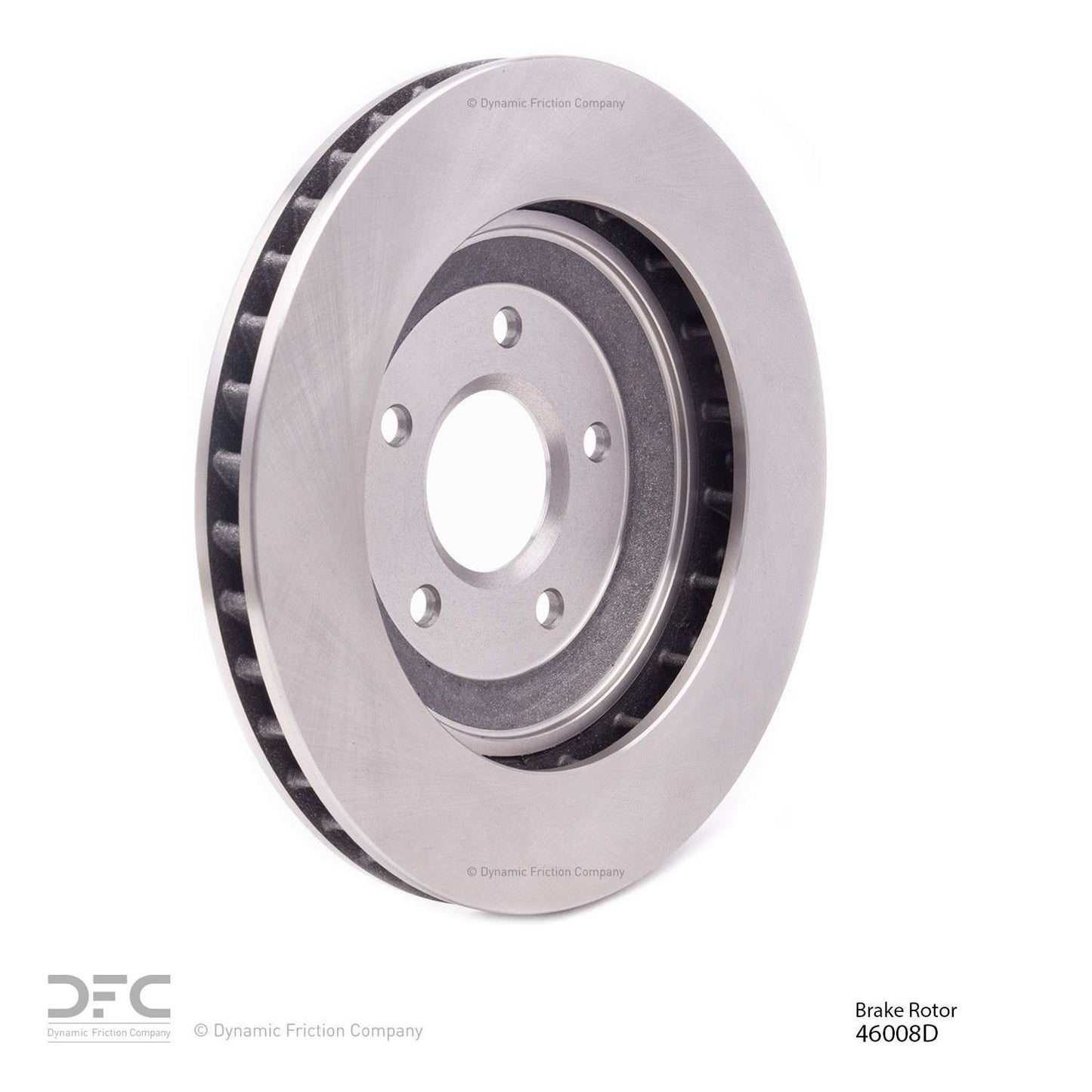 Right View of Front Right Disc Brake Rotor DYNAMIC 604-46008D