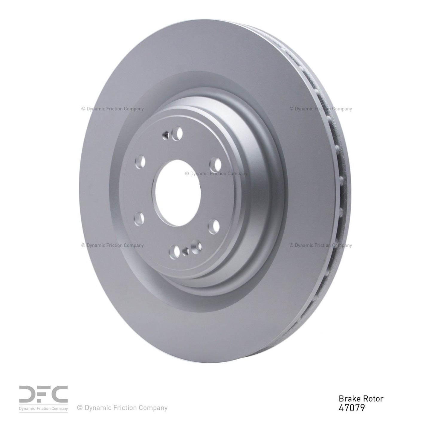 Angle View of Front Disc Brake Rotor DYNAMIC 604-47079