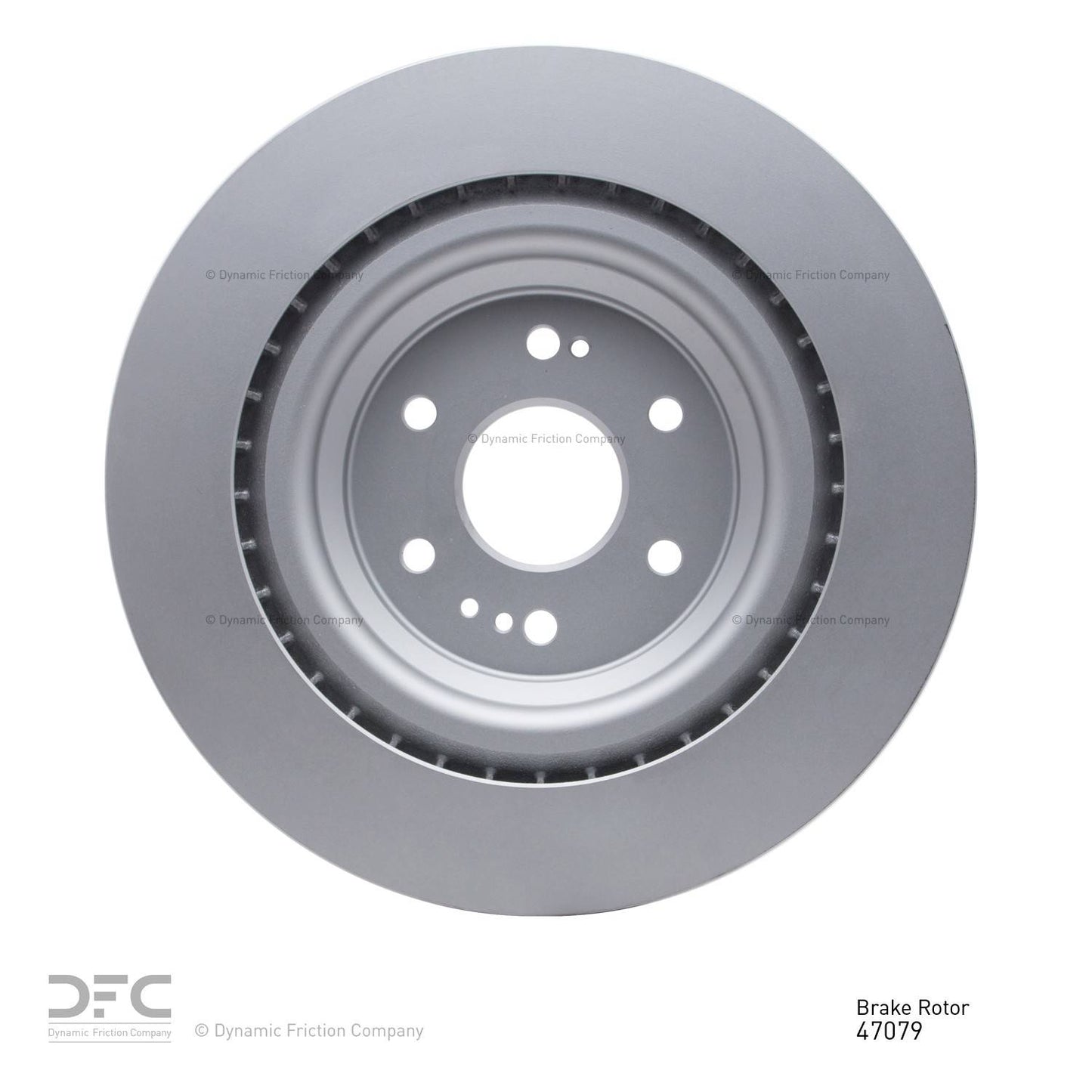 Back View of Front Disc Brake Rotor DYNAMIC 604-47079