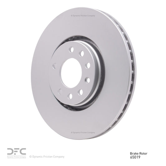 Angle View of Front Disc Brake Rotor DYNAMIC 604-65019