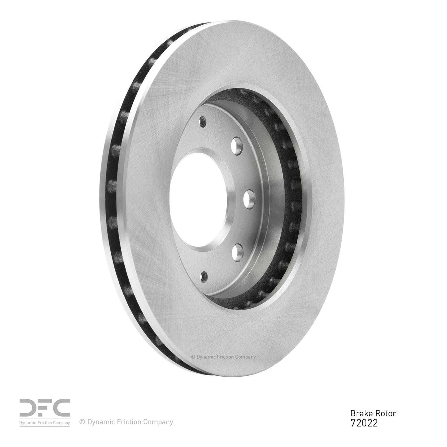 Right View of Front Disc Brake Rotor DYNAMIC 604-72022