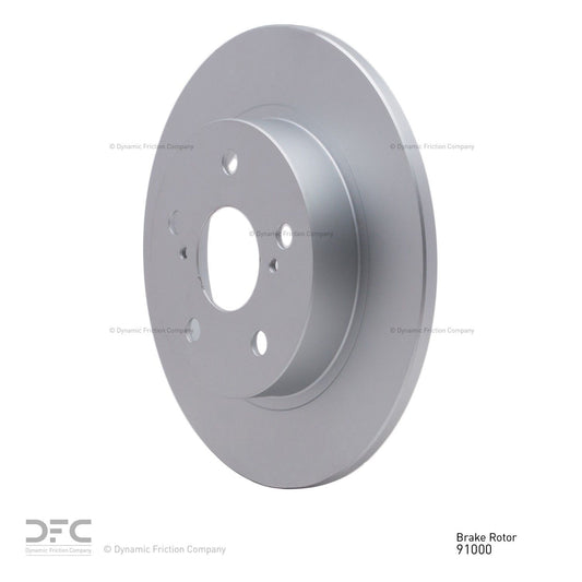 Angle View of Rear Disc Brake Rotor DYNAMIC 604-91000