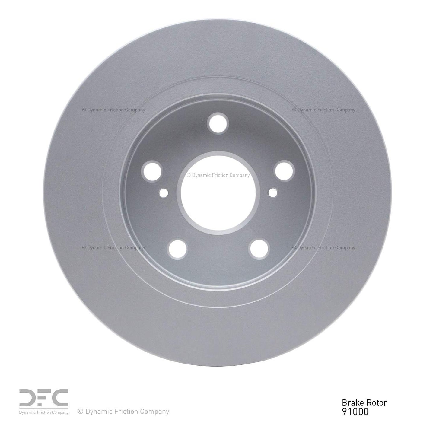 Back View of Rear Disc Brake Rotor DYNAMIC 604-91000