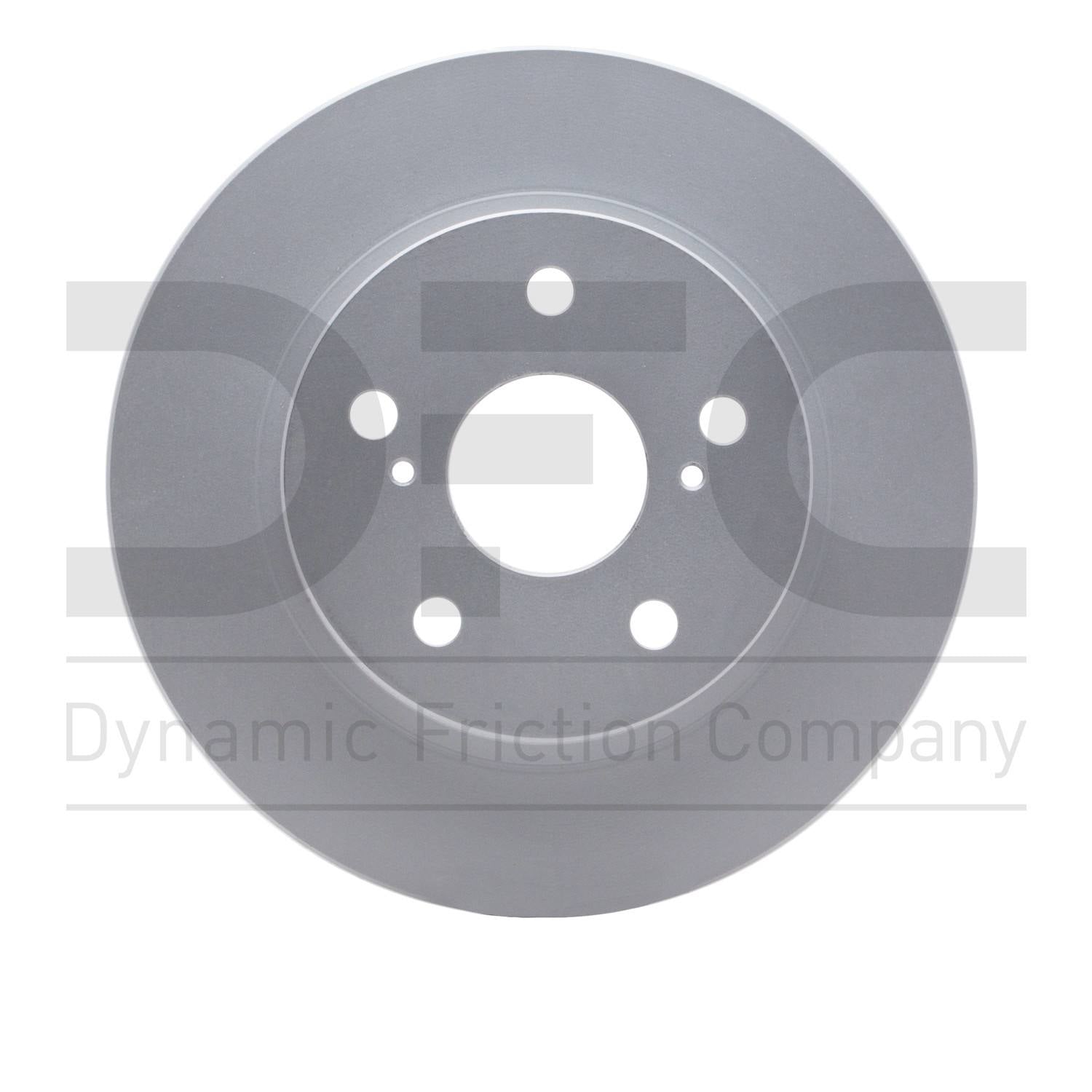 Front View of Rear Disc Brake Rotor DYNAMIC 604-91000