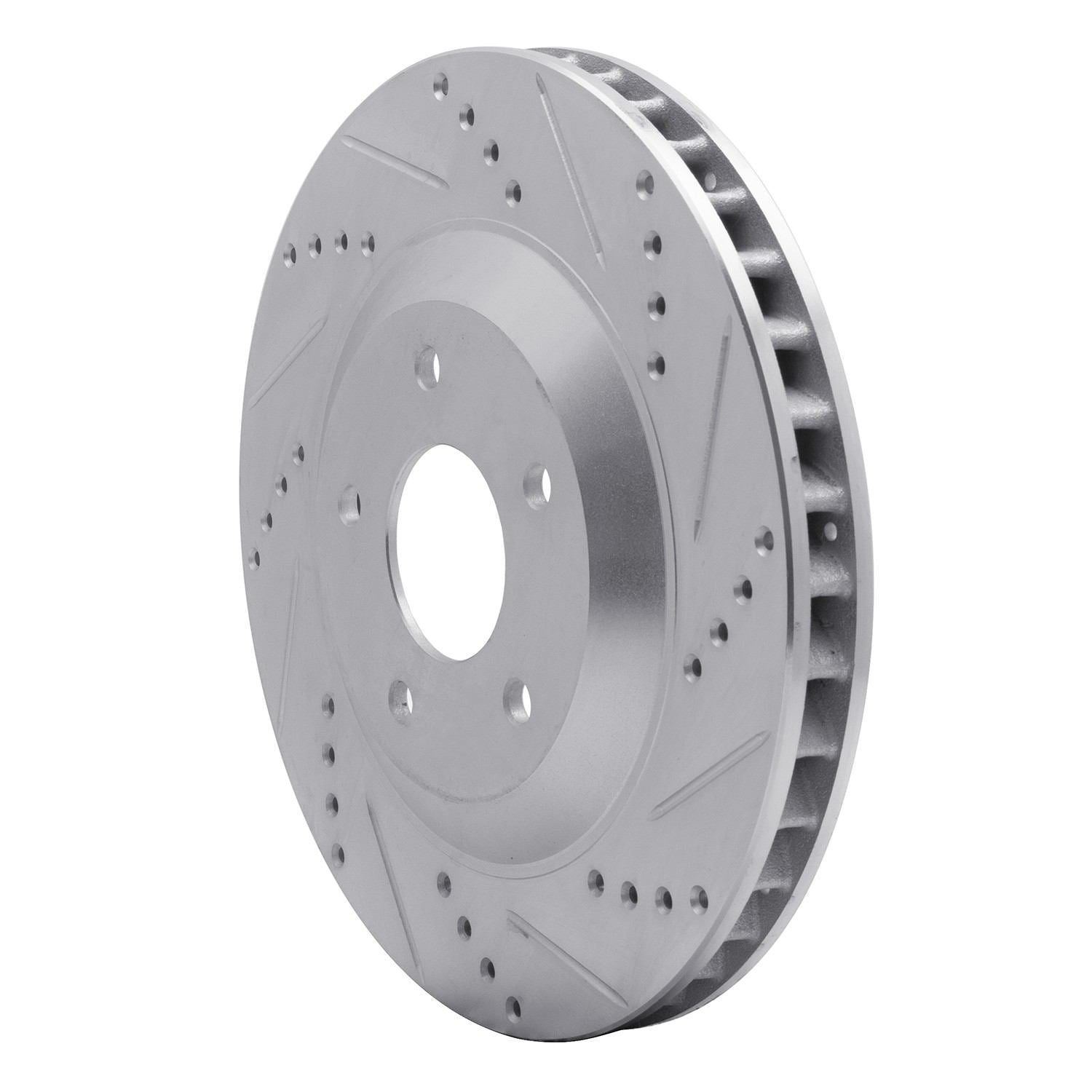 Angle View of Front Left Disc Brake Rotor DYNAMIC 631-46007D