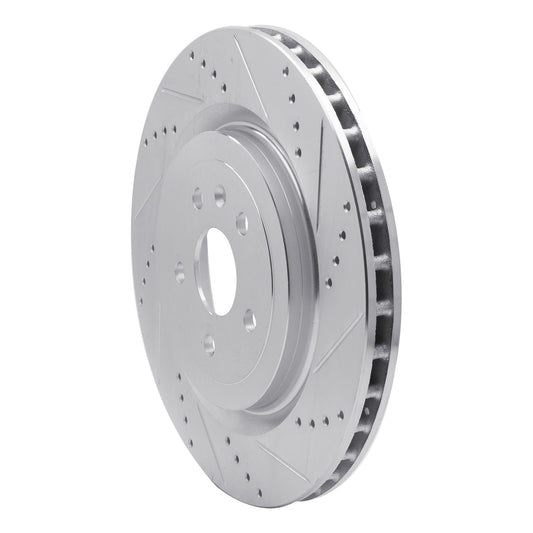 Angle View of Rear Right Disc Brake Rotor DYNAMIC 631-47039R