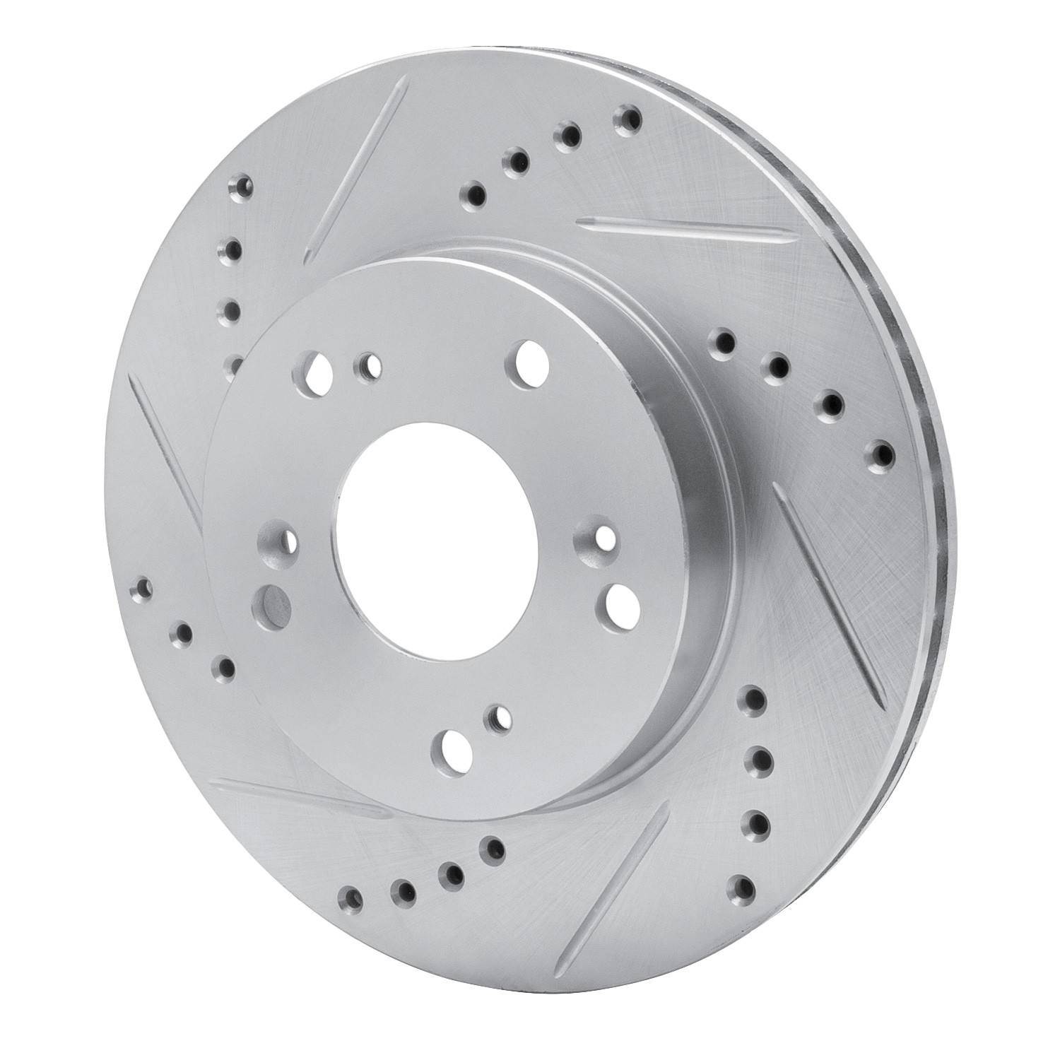 Angle View of Front Left Disc Brake Rotor DYNAMIC 631-59036L