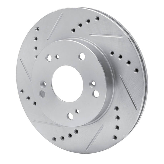 Angle View of Front Left Disc Brake Rotor DYNAMIC 631-59036L