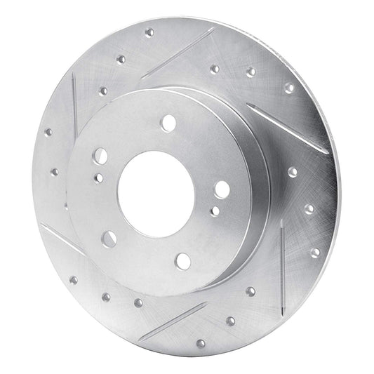 Angle View of Rear Left Disc Brake Rotor DYNAMIC 631-67043L