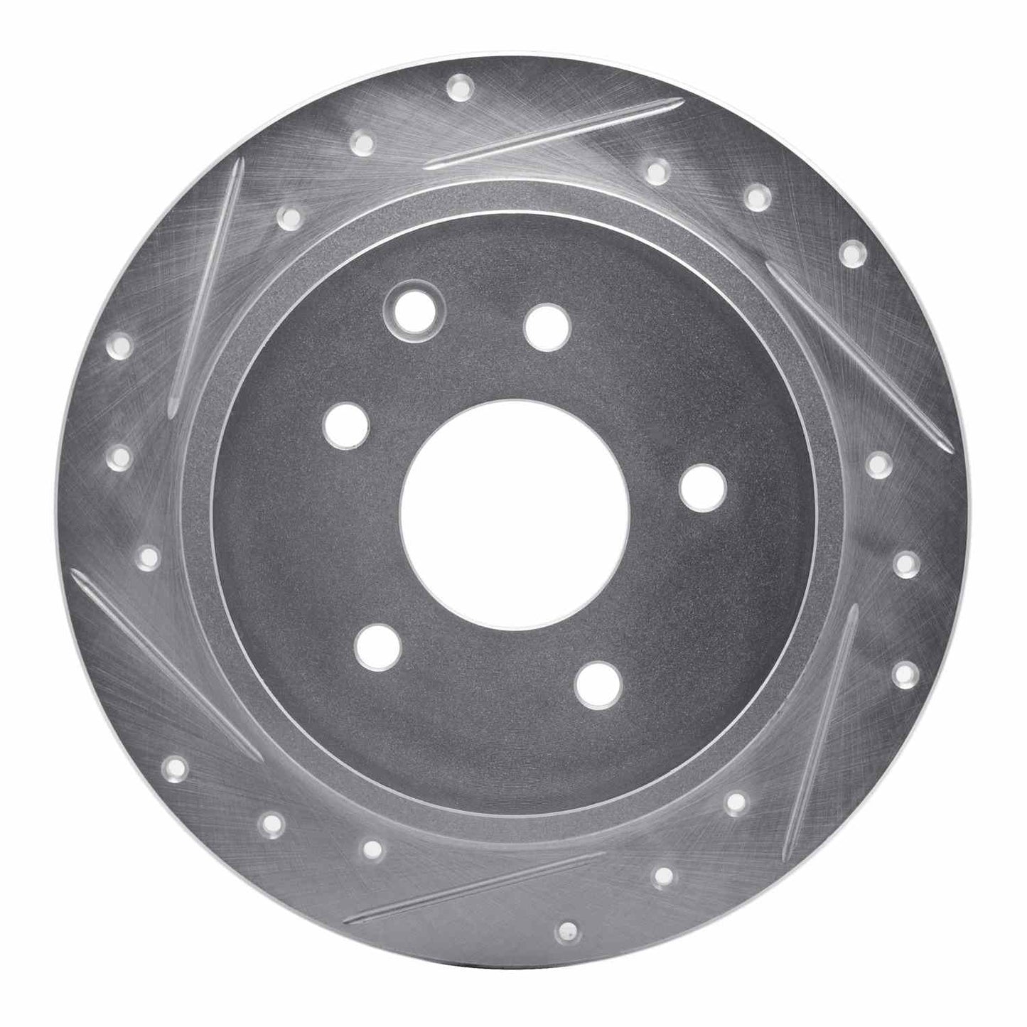 Front View of Rear Left Disc Brake Rotor DYNAMIC 631-67050L