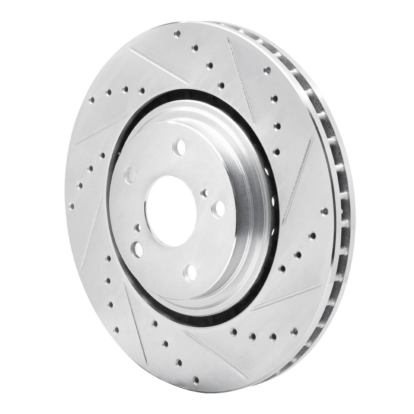 Angle View of Front Right Disc Brake Rotor DYNAMIC 631-76138R