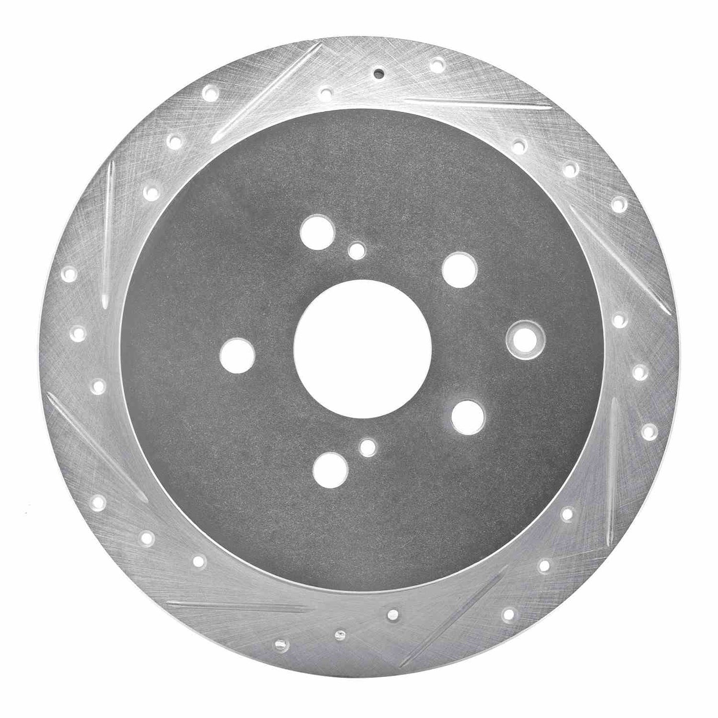 Front View of Rear Left Disc Brake Rotor DYNAMIC 631-76141L