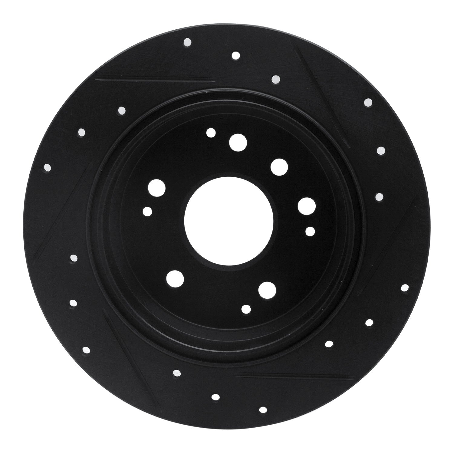 Back View of Rear Left Disc Brake Rotor DYNAMIC 633-58019L