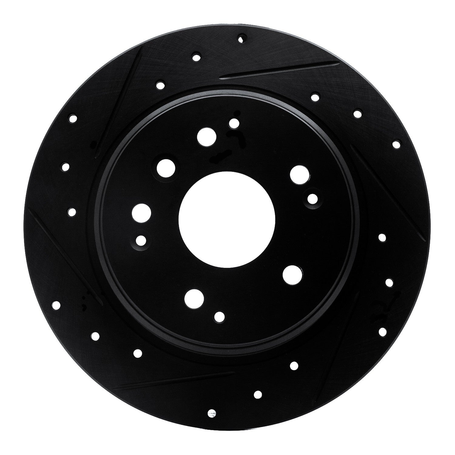 Front View of Rear Left Disc Brake Rotor DYNAMIC 633-58019L