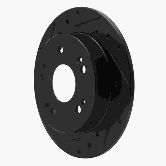 Angle View of Rear Left Disc Brake Rotor DYNAMIC 633-59024L