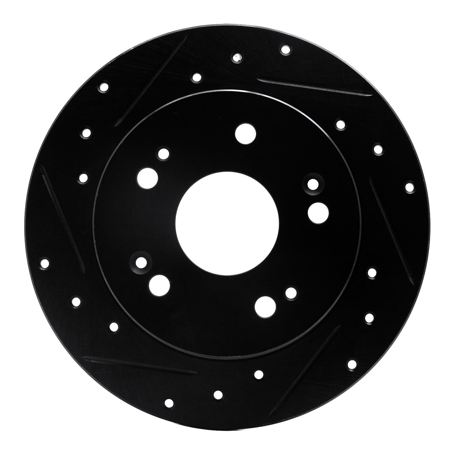 Front View of Rear Left Disc Brake Rotor DYNAMIC 633-59024L