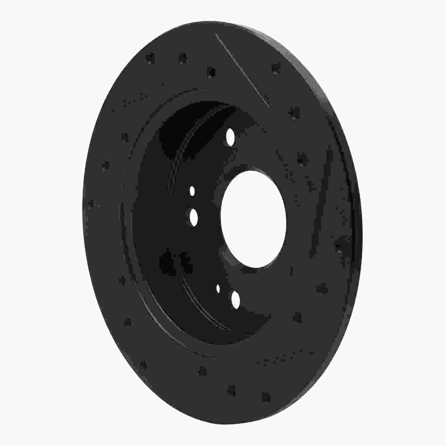 Right View of Rear Left Disc Brake Rotor DYNAMIC 633-59024L