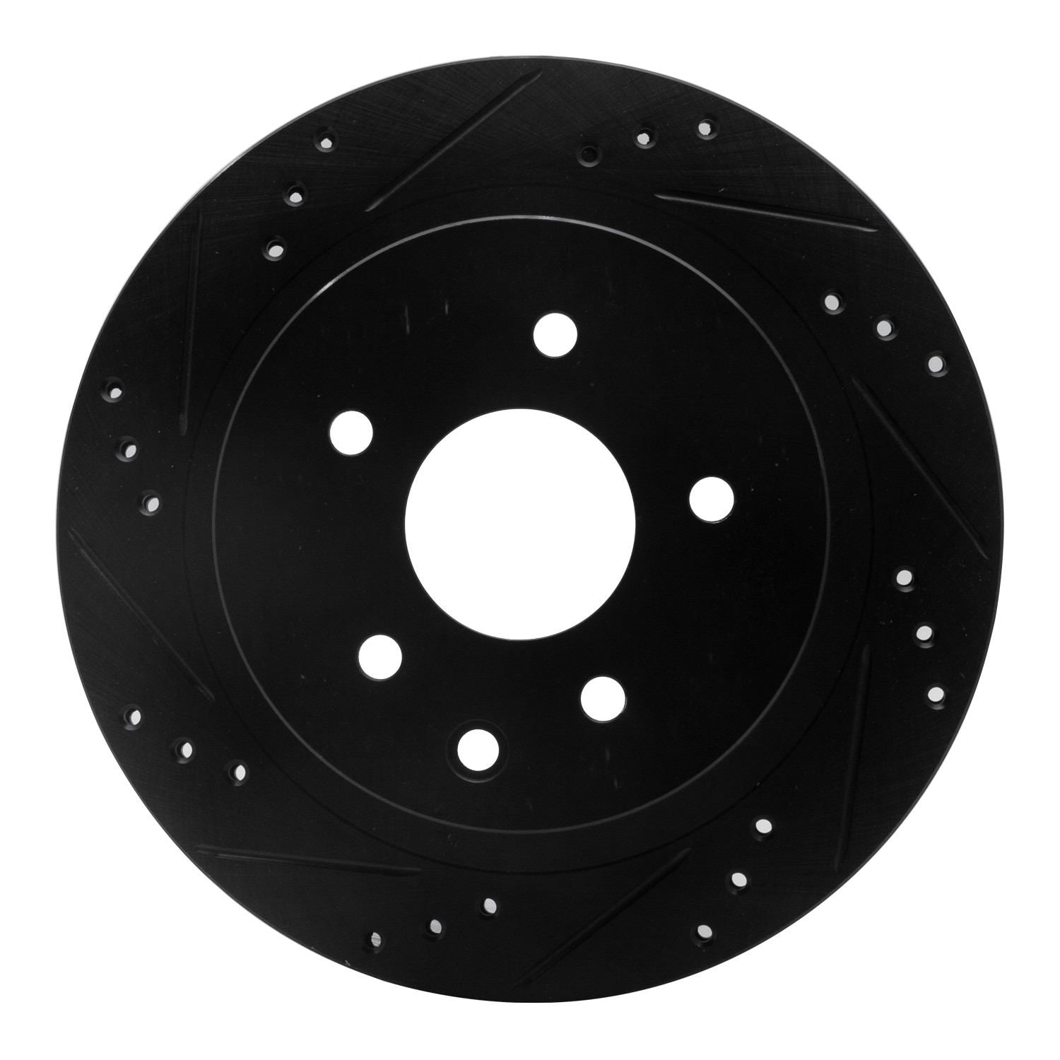 Front View of Rear Left Disc Brake Rotor DYNAMIC 633-67088L