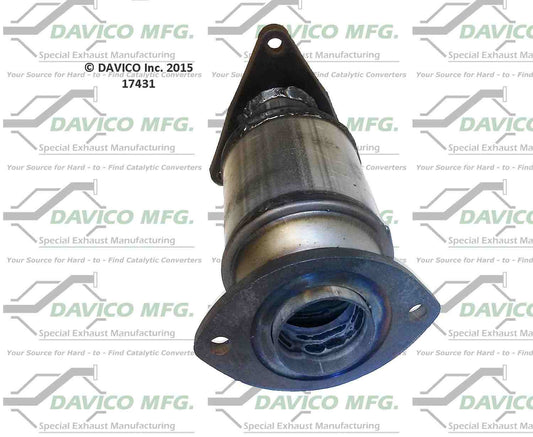 Angle View of Front Left Catalytic Converter DAVICO CATS 17431