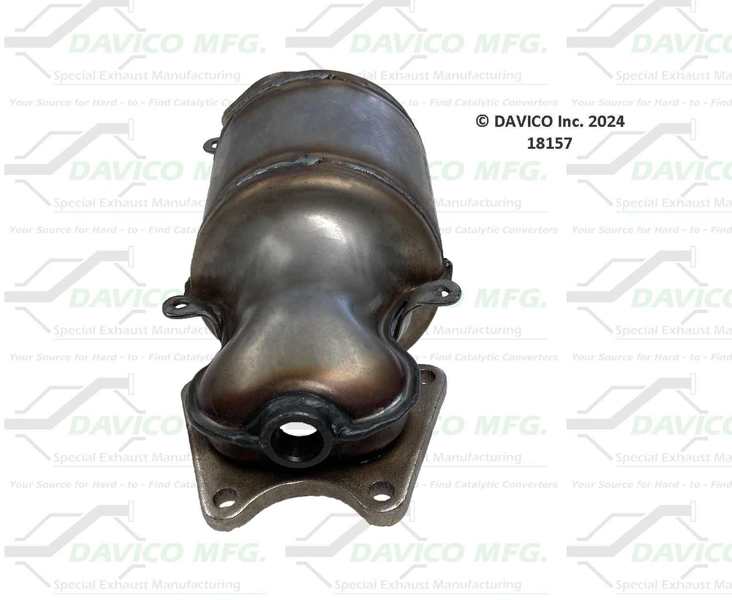 Angle View of Front Left Catalytic Converter DAVICO CATS 18157