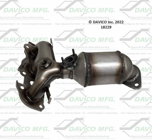 Angle View of Front Right Catalytic Converter DAVICO CATS 18229