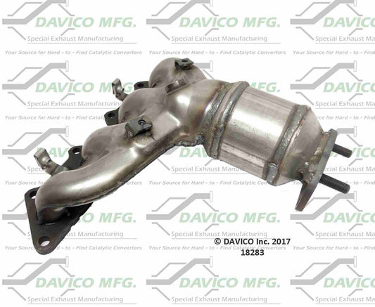 Angle View of Front Catalytic Converter DAVICO CATS 18283